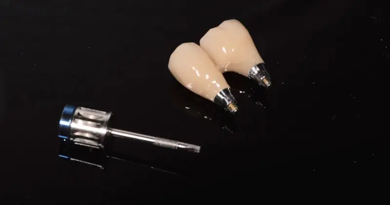 Zirconia crown on implant Prosthetics